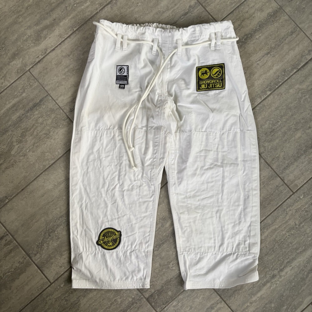 Shoyoroll Competitor BJJ Gi Pants Only - White - Size A2H - Authentic Rare